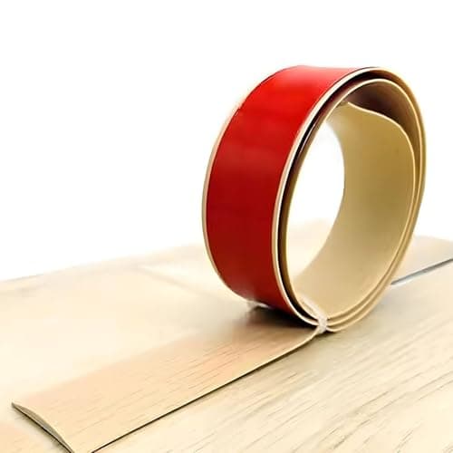 Barre de seuil Adhesive Blanc 5cm*1.0m Couvrir Les Carreaux et Les Espaces Entre Les Stratifiés Vincentine Adoptive — Maple color