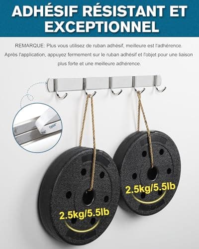 Emitever Ruban adhésif double face extra fort 06311 - Puissant et polyvalent - Idéal pour tous vos projets intérieurs et