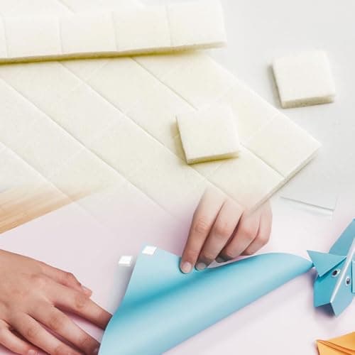 RANYAKEPoints Adhésifs Carrés 6000 Pièces pour Bricolages et Décorations de Fêtes  
RANYAKEPastilles Adhésives Double Fa