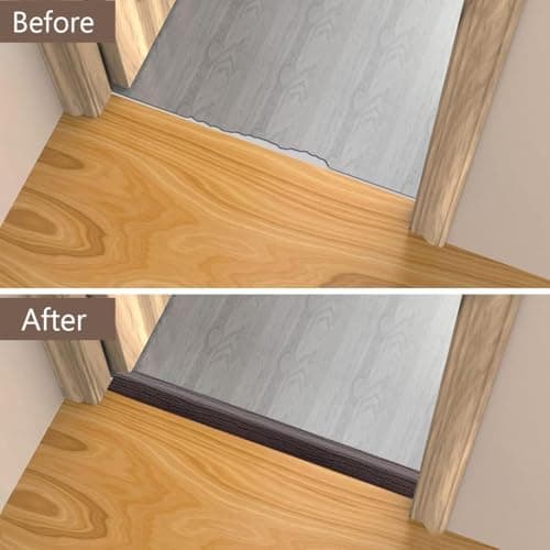 JXNVHJ Profilé De Transition Autocollante en Vinyle – Transition De Seuil Pour Moquette, Idéal Pour Maison et Bureaux (C