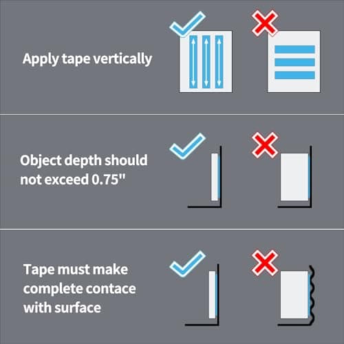 Ruban adhésif double face Art3d extra fort transparent - usage multi-asons, tapis, cadre photo, cuisine, bricolage, mont