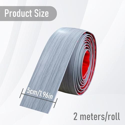Barre de Seuil Adhésive Gris 5cm KiKiHong 2M