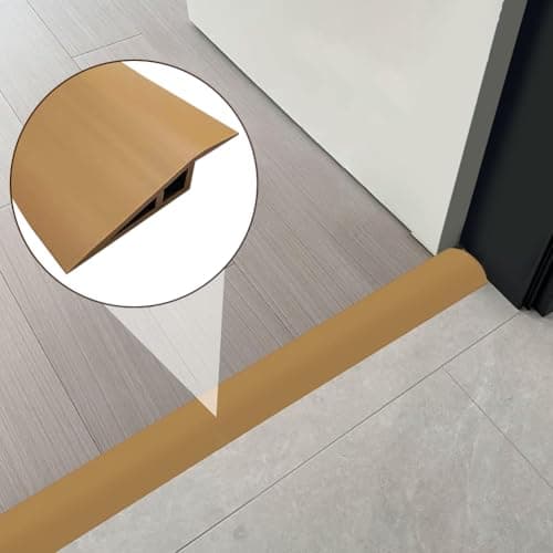 Profilé de transition autocollant Vinyleprofil pour sol en vinyle, adapté aux amateurs de do-it-yourself, idéal pour des