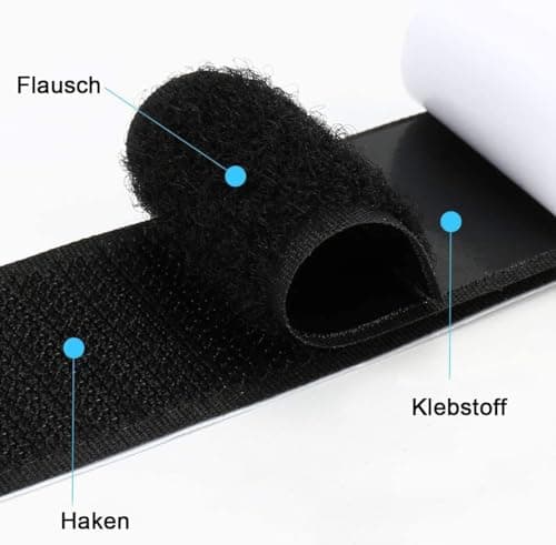 QILIMA Bandes auto-adhésives extra fortes pour industrie Usage industriel Adhésif double face Réutilisable 30mmx10cm