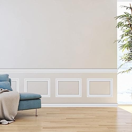 Garniture de moulure murale à décoller et à coller pour cimaise et décoration de maison, flexible et facile à installer