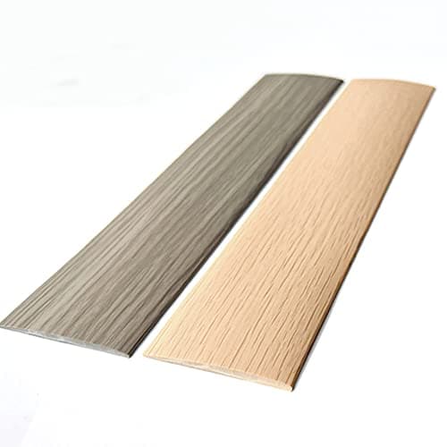 Bandes de sol vinyle KTBEYTI Gris pour ouvrir les espaces entre les sols en bois (2m x 4cm) | Adhésif robuste | Idéal po