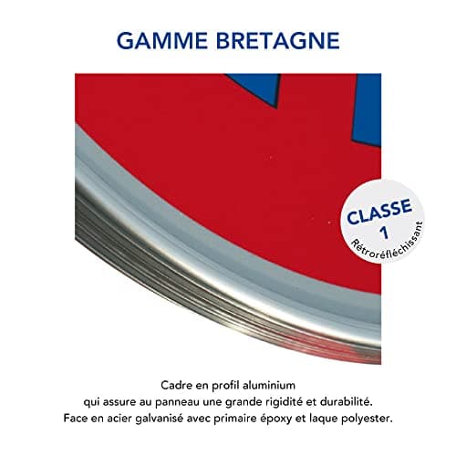 Kit Stationnement Handicapé PMR de Signalétique.biz + Panneau + Panonceau + Poteau + Fixation