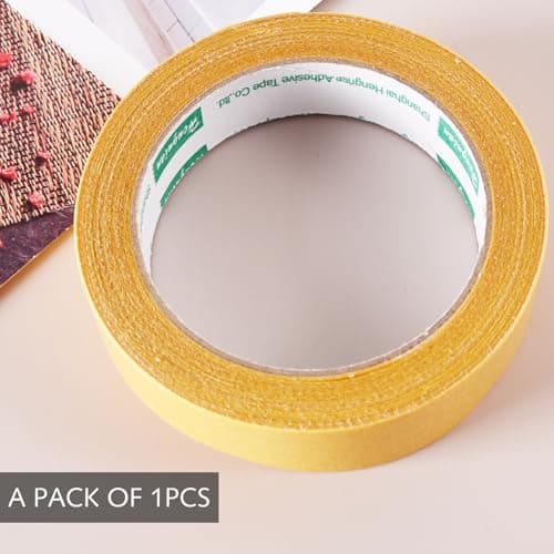 Rouleau de ruban adhésif double face extra fort pour tapis - 3 cm x 20 m - Pour la cuisine, la maison, l'école ou l'exté