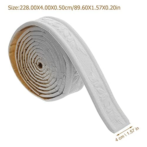 ULTECHNOVO 4 pièces bordure murale 3D auto-adhésive | Pour les amateurs de design intérieur | Idéale pour la décoration