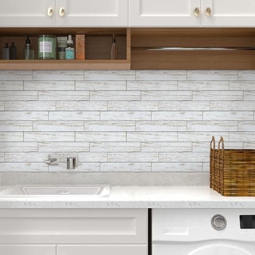 Panneaux muraux 3D Commomy - Imitation bois décollable et collable - 30x30 cm - Décoration murale pour tous les espaces
