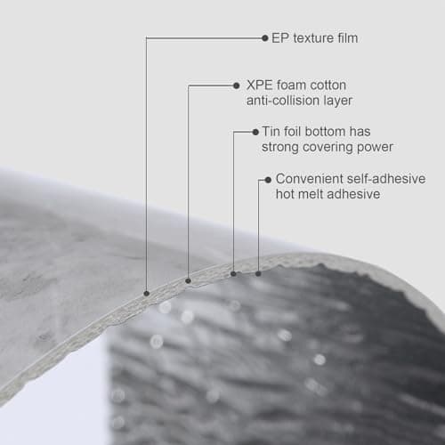 Jackfru plinthe souple large et épaisse pour sol, bande décorative autocollante polyvalente, plinthes flexible de transi