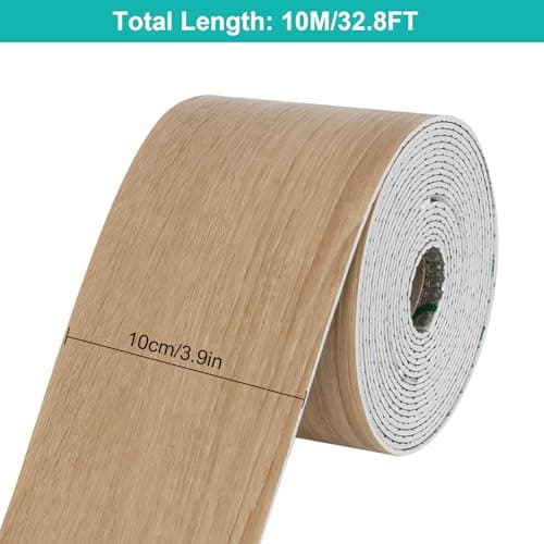 Jackfru plinthe souple large et épaisse pour sol, bande décorative autocollante polyvalente, plinthes flexible de transi