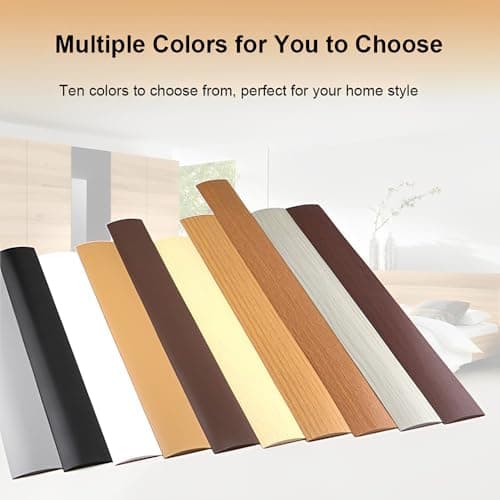 Bande de Transition de Sol Autocollante Gray Wood Grain 7.6cm pour Couvrir Les Espaces Entre Les Sols en Bois - Sécurité