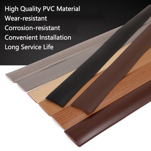 Barré de seuil stratifiée PVC pour transition de carrelage, résistante aux intempéries, idéale pour les entrées
| Barré