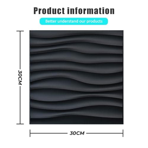 Lot de 12 Panneaux Muraux 3D PVC Effet Brique Incassables