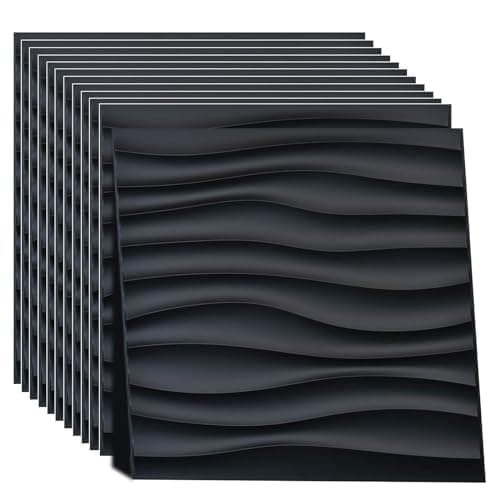 Lot de 12 Panneaux Muraux 3D PVC Effet Brique Incassables — K