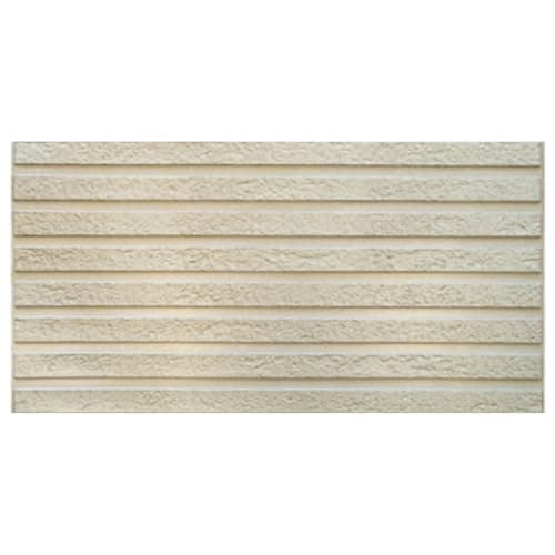 Panneaux muraux 3D en PVC pour revêtement mural bois - Décoration murale intérieure - Aspect chêne (lattes) - 50 x 97 cm — Sable