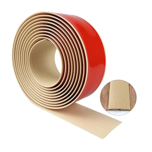 Barre de seuil vinyle adhésif 300 x 5 cm, pour couvrir les carreaux et les espaces entre stratifiés, avec adherance fort — Érable