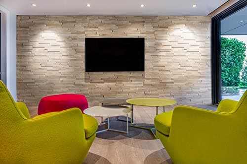 Revêtement mural en boisAspect 3D Chêne naturel Panneaux muraux Modèle EGO 1 m²
