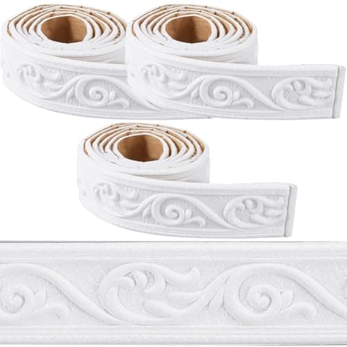 CRASPIRE Moulure de Couronne en Mousse Blanche Auto Adhésive pour Décor Papier Peint Bureau USA
CRASPIRE Moulure de Cour