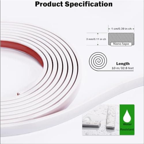 |moulures à coller et à décoller blanche pour cuisine et plafonds|
|moulures flexibles facilement décollables et collabl