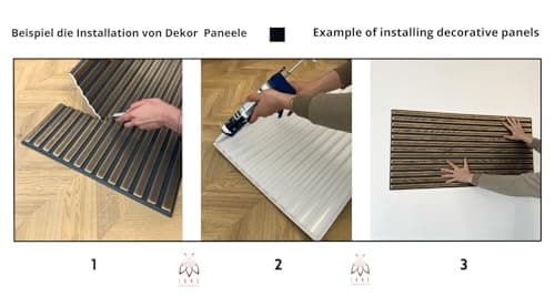 Panneaux 3D en polystyrène doré - Décoration de plafond - Imitation lamelles - 3 mm d'épaisseur - 100 x 50 cm - 3 m² -.d