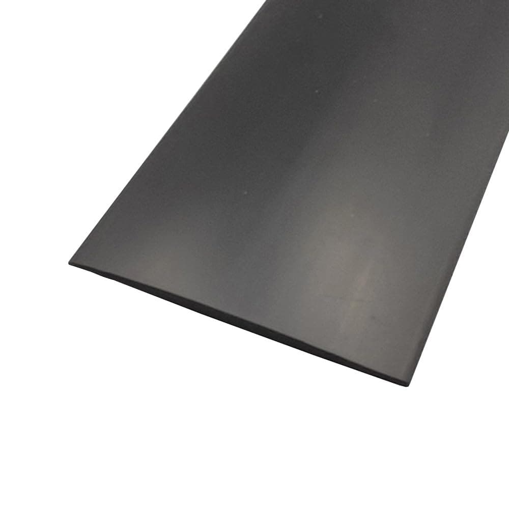 Bande autocollante en PVC noir pour bords de porte en bois - flexible pour sol stratifié et revêtement de sol en vinyle