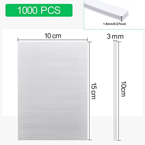 FIGFYOU 3D Ruban Adhésif en Mousse Blanc pour Scrapbooking et Bricolage
FIGFYOU 1000 Pièces Bandes Adhésives en Mousse 3