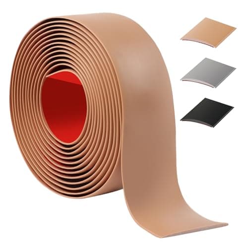 Barres De Seuil Adhesive 100cm Grey Cuisine Salon PVC Flexible — Marrón