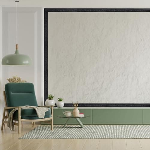 Moulures Murales Autocollantes WAPANE Noir pour Cuisine et Salle de Bain - Décoration en Mousse avec Relief