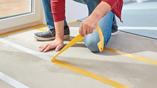 Rouleau Adhésif Tesa Fort Ruban Double Face pour Solirréguliers - Anti-Dérapant pour Moquette et PVC - 5m x 50mm