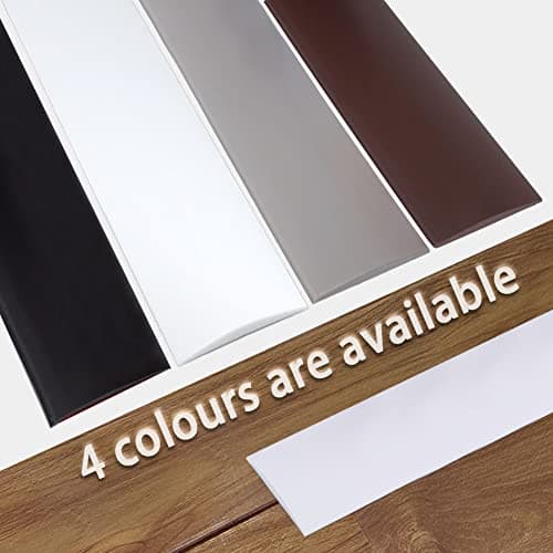 Seuil de porte adhesif PVC pour planchers stratifié (3m×5cm, noir) bestselling meilleures ventes
