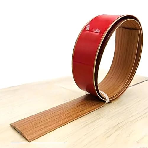 Barre de seuil Adhesive Blanc 5cm*1.0m Couvrir Les Carreaux et Les Espaces Entre Les Stratifiés Vincentine Adoptive — Yellow Oak