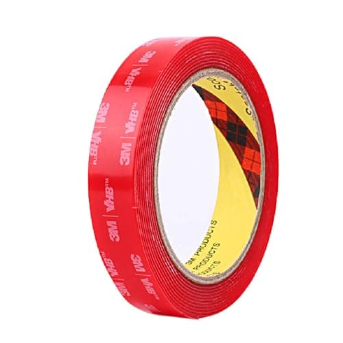 3M Double Face Transparent Ruban Adhésif Extra Fort, Imperméable & Résistant aux HT Températures pour Décoration & Fixat