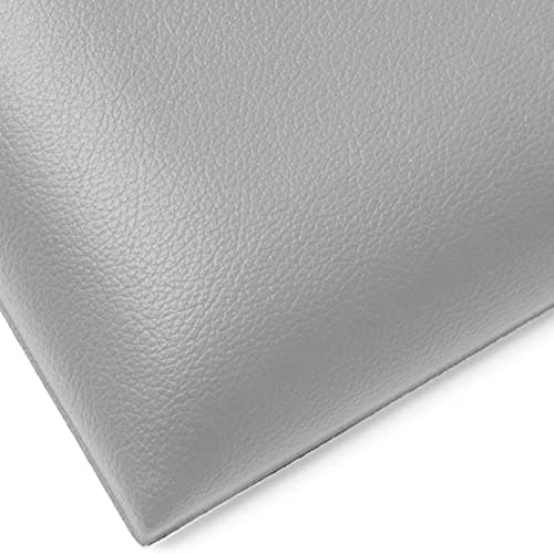 Art3d Lot de 12 Panneaux muraux Auto-adhésifs pour tête de lit King Size - Noir | Insonorisés | pour Chambre à Coucher — Gris