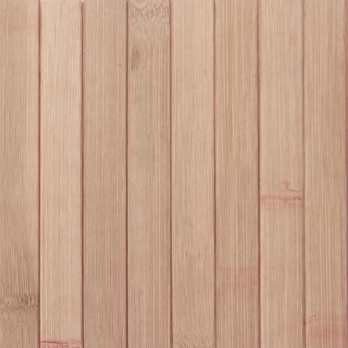 Art3d Panneau mural en bambou naturel pour décoration intérieure, flexible pour salon, chambre, bureau, îlot de cuisine, — Carbonisé.