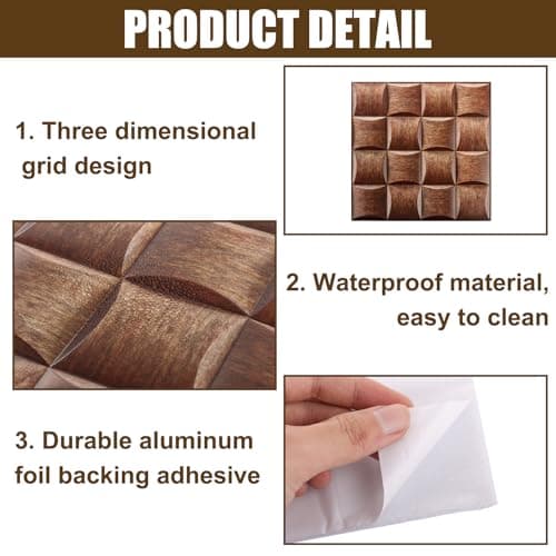 LOPYXBR Panneaux muraux 3D Blancs + Lot de 20 Panneaux Muraux 3D en Polystyrène - Idéaux pour décoration de Plafond et M