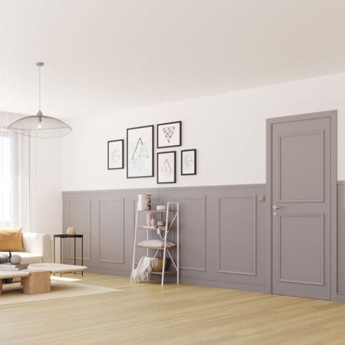 NORDLINGER PRO Kit moulure de soubassement 3m - Moulure murale FSC 100% - Idéal pour un look élégant et chic - Meilleure
