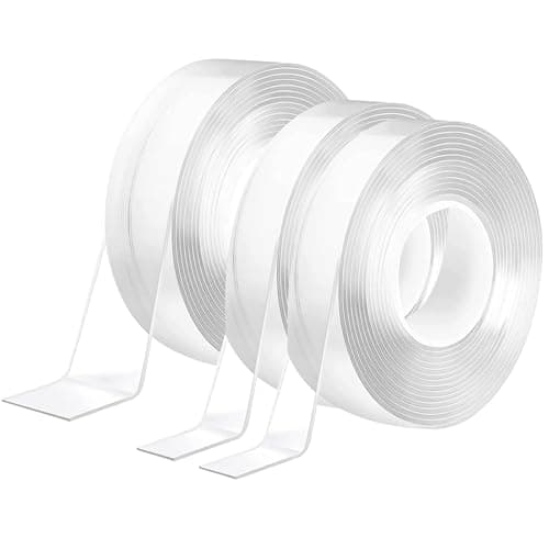 Ribbon Adhésif Nano Galencex 3 Pièces, Fort et Réutilisable, Mur, Tapis, Maison