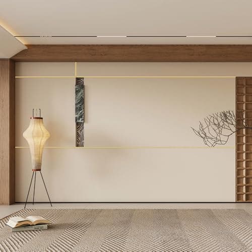 Moulures Décoratives Autocollantes 5 m x 8 mm, Résistant à L'huile et Imperméable, Garniture Murale Flexible pour Miroir