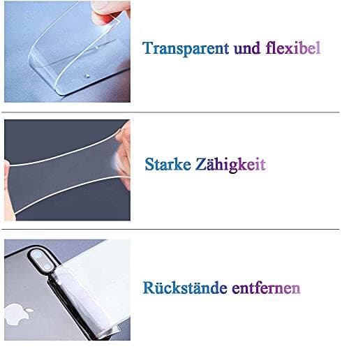 3M Double Face Transparent Ruban Adhésif Extra Fort, Imperméable & Résistant aux HT Températures pour Décoration & Fixat