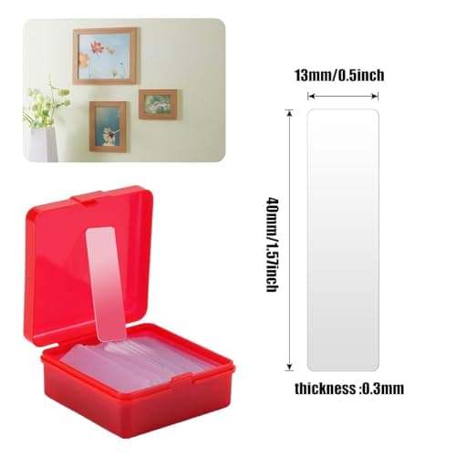 .Double Face Scotch 5 Boîtes de 300 Pièces Adhésif Fort Amovible pour Tapis et Photographies - Forte Adhérence et Relevé