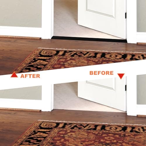 Bandes de transition PVC 200cm auto-adhésives pour sols stratifiés et moquettes