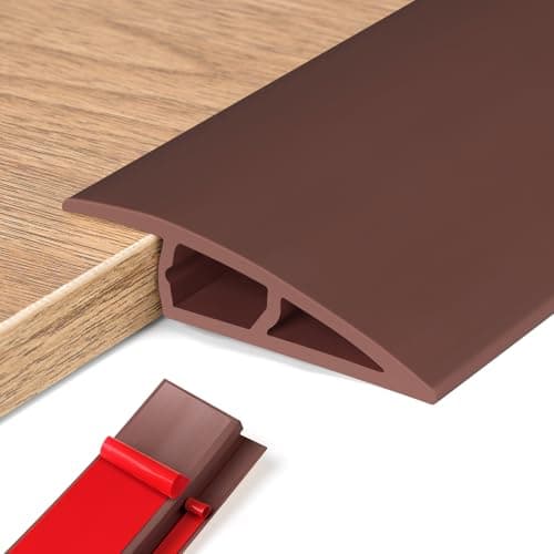 Barre de seuil adhésive PVC gris, seuil de porte réglable, hauteur 5~10mm, longueur 2m, idéal pour rattraper le niveau d — Café