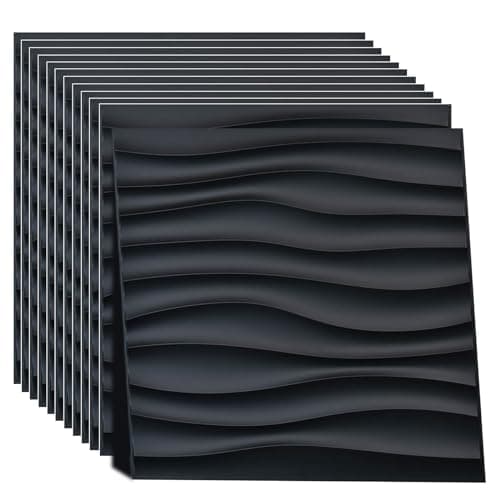 Lot de 12 Panneaux Muraux 3D PVC Effet Brique Incassables