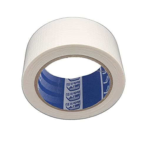 Ruban toilé américain ACIT 50 mm x 25 mètres blanc, réparations et bricolage imperméable, isolant pour tous types de rép