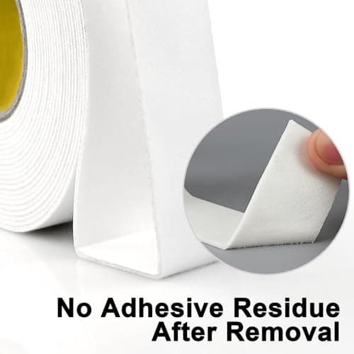 Rouleaux Ruban Adhésif Double Face Scotch Épais et Extra Fort pour Intérieur et Extérieur - 20 mm x 5 m - Fixant - DIY