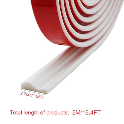Moulure Murale Autocollante Blanc pour Carrelage, Miroir, Plafond, Sol, Panneau, Armoire (|7cm x 5)  
Moulure Adhesive G