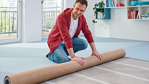 Rouleau Adhésif Tesa Fort Ruban Double Face pour Solirréguliers - Anti-Dérapant pour Moquette et PVC - 5m x 50mm