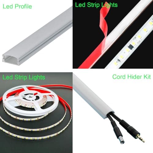 Q.Laomi Ruban Adhésif Double Face Extra Fort, Maison et Bureautique, Fixant LED et DIY, Amovible et Imperméable, 10M x 1